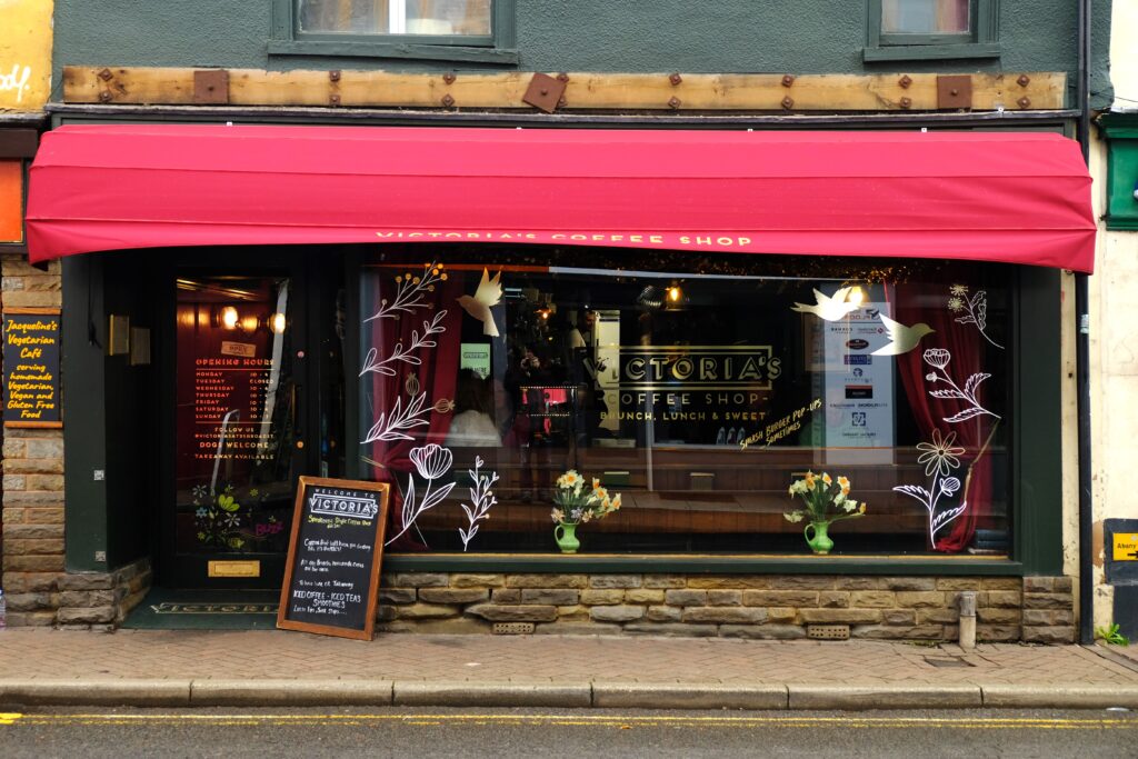 Victoria's Coffee Shop Front